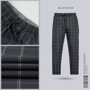 Premium Cotton Check Trouser for Men