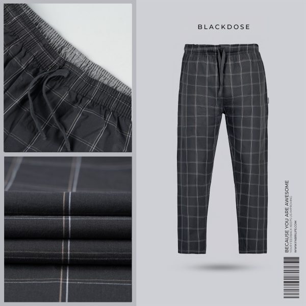 Premium Cotton Check Trouser for Men