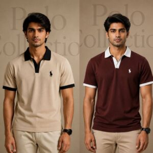Ralf Polo 2pcs (Baige, Coffee)