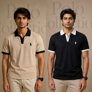 Ralf Polo 2pcs (Baige, Black)