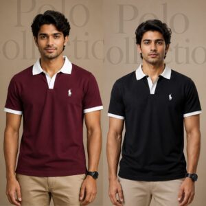 Ralf Polo 2pcs (Wine, Black)